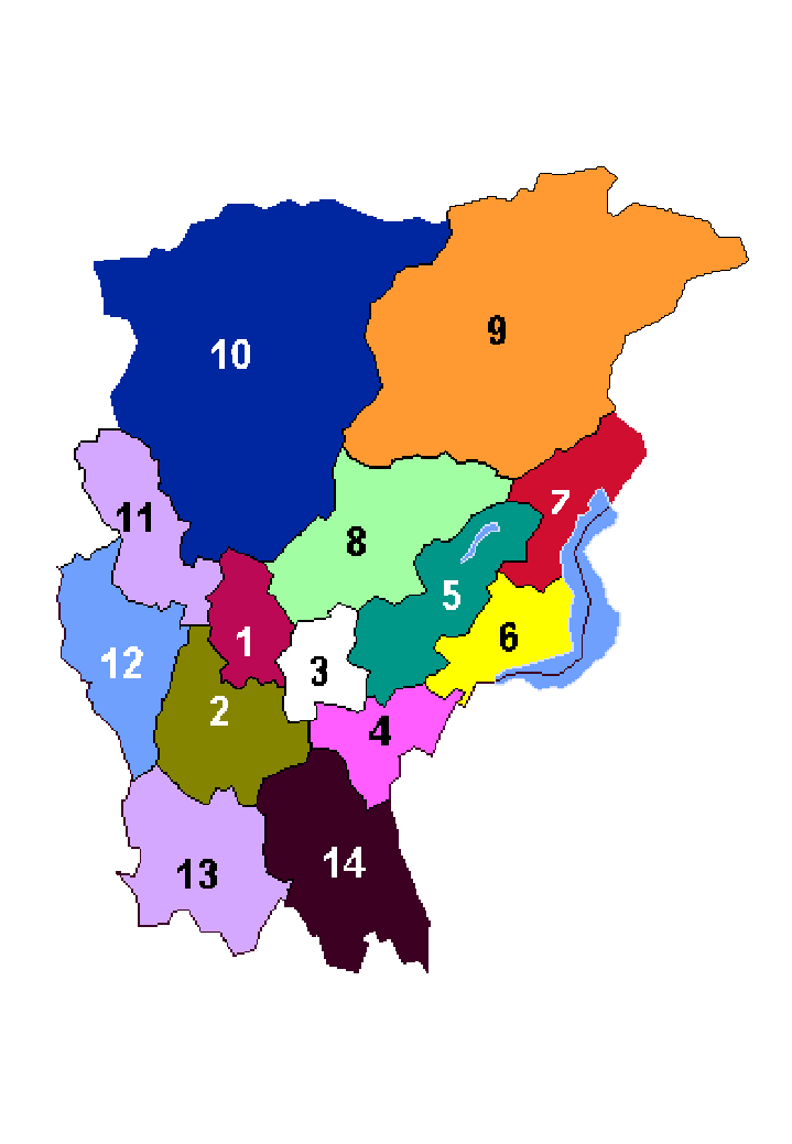 cartina distretti